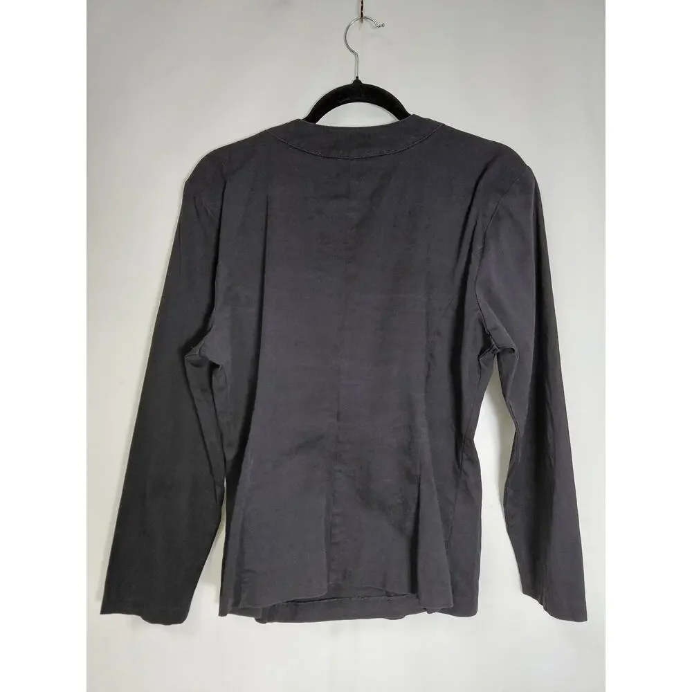 Vintage All That Jazz Made in USA Asymmetric Button Blouse Women Size 13